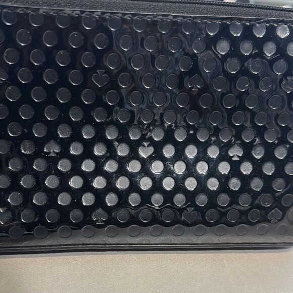 Kate Spade Black Polka Dot Cosmetic Makeup Clutch - Picture 4 of 8